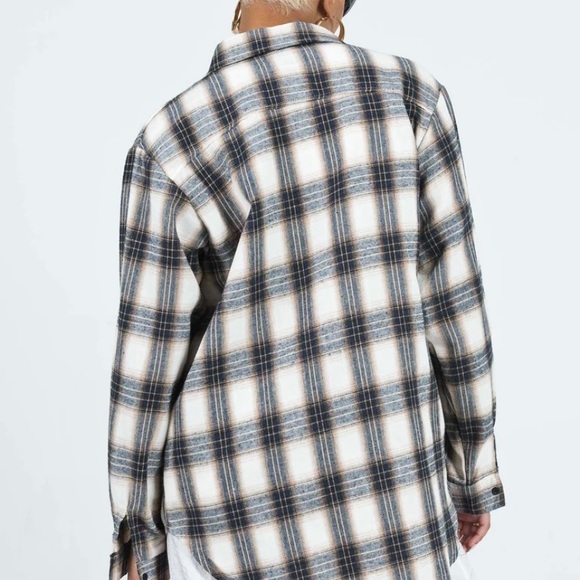 Princess polly exclusive, plaid print, classic collar - Picture 2 of 2